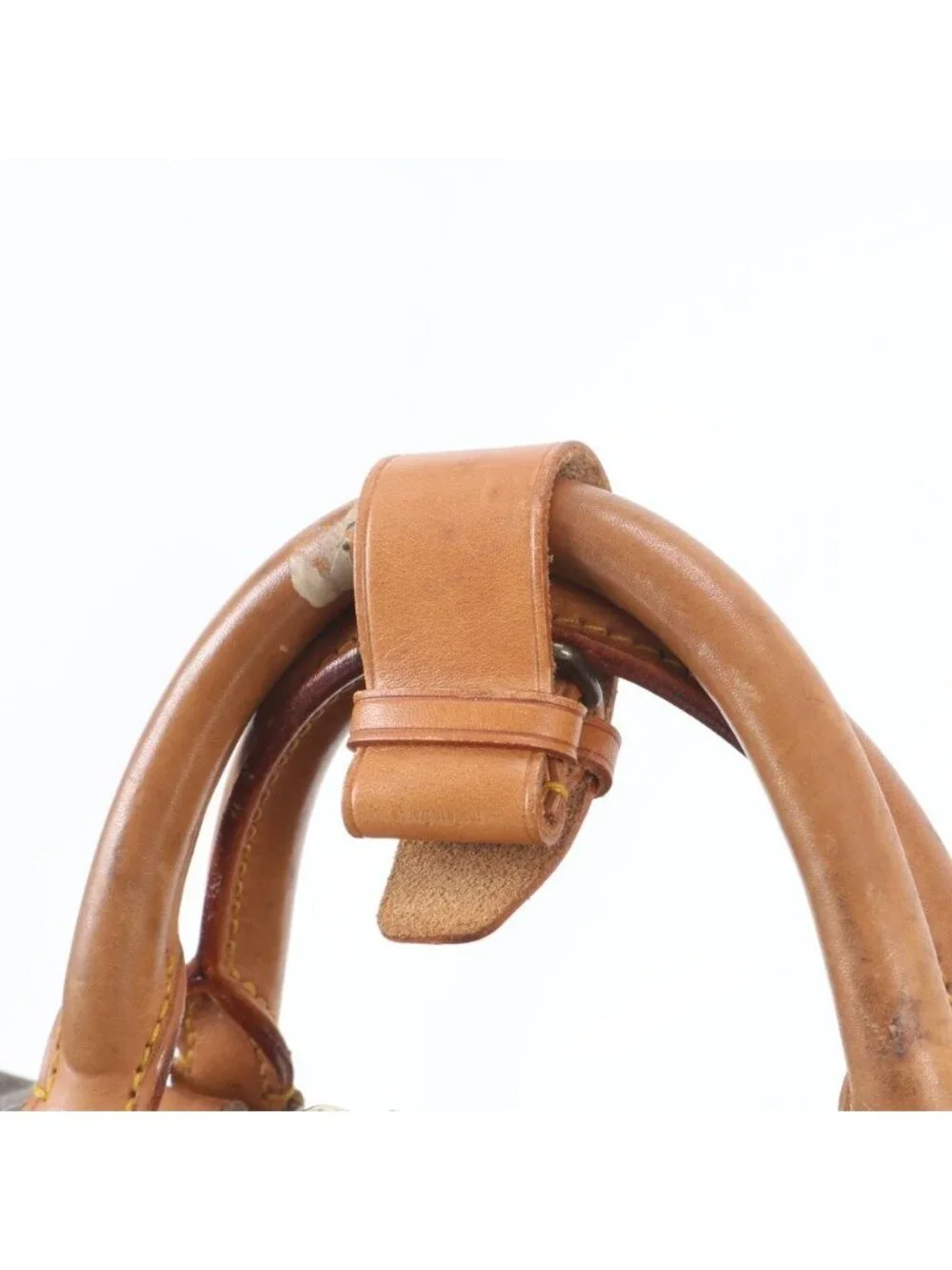 Louis Vuitton Monogram Keepall 60 Leather Boston Bag Tote Carry